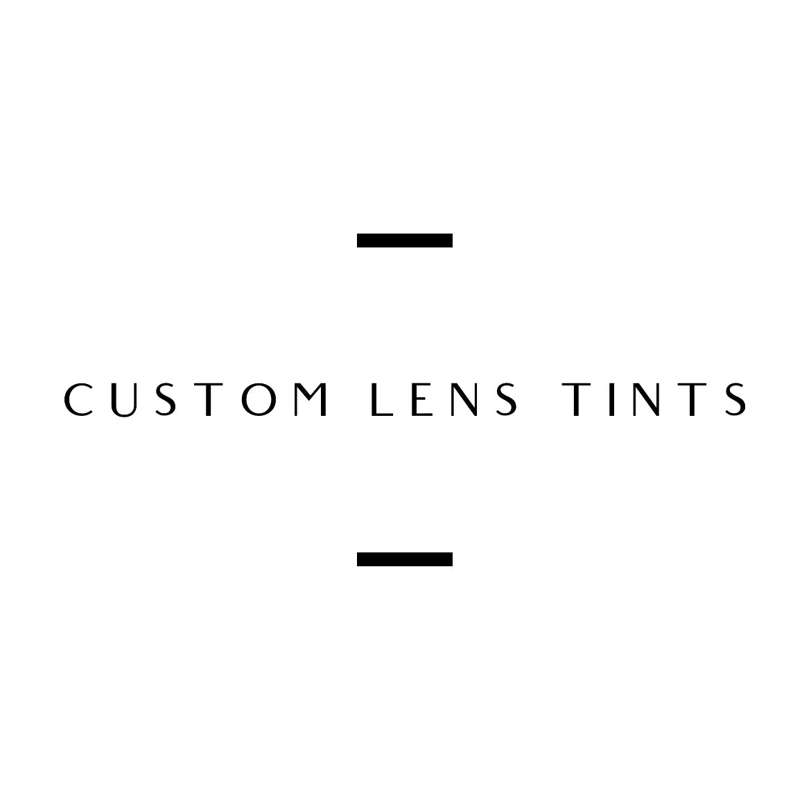 Lens Tinting Services